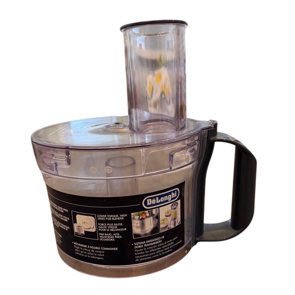 DeLonghi Food Processor Replacement Bowl Lid and‎ Pusher Model DFP250